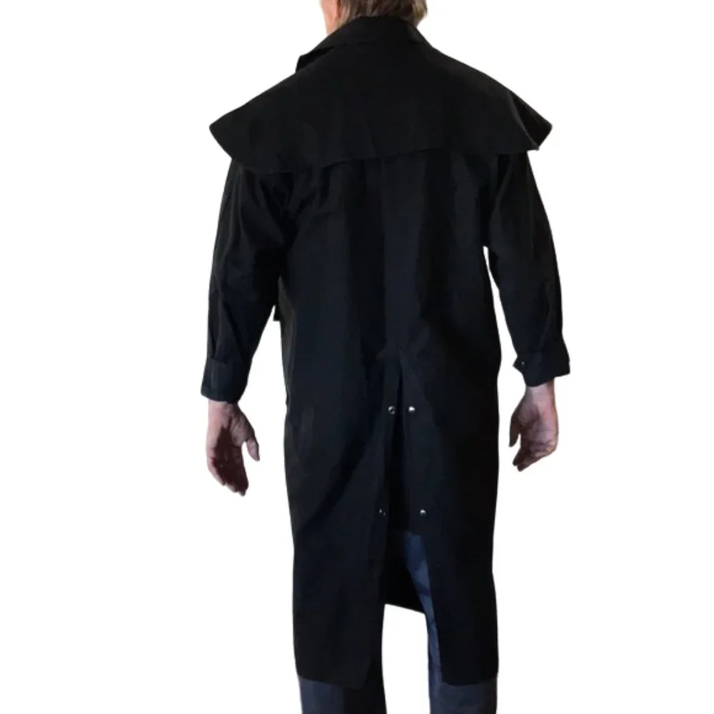 Original Australian Stockman Oil Coat Ranch coat cosplay period play - Picture 2 of 16